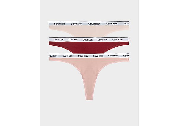 Calvin Klein Underwear 3-Pack Thongs Pink