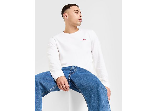 LEVI'S Long Sleeve Small Logo Batwing T-Shirt White