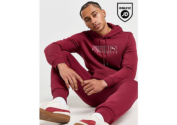 PUMA Core Sportswear Hoodie Burgundy