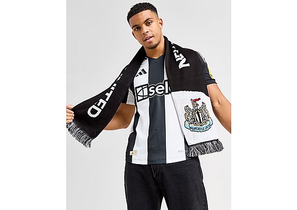 Official Team Newcastle Diagonal Striped Scarf Black