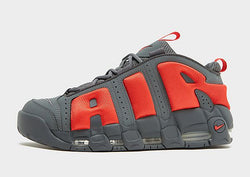 Nike Air More Uptempo Low Dark Grey/Metallic Silver/Light Crimson