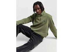 Lacoste Core Doubleknit 1 4 Zip Top Green