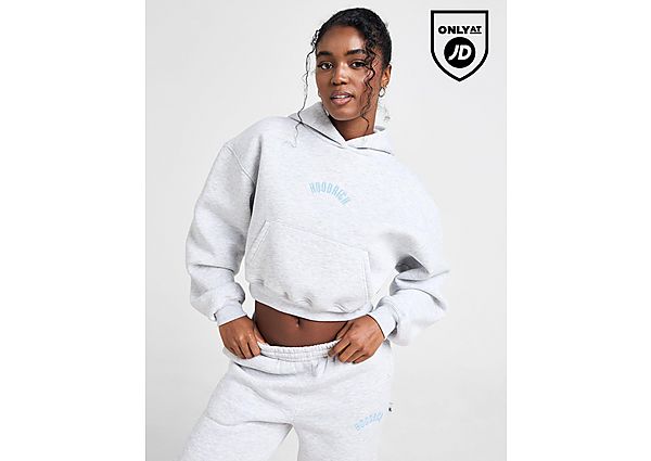 Hoodrich Lead Crop Hoodie Grey