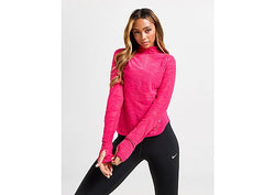 Nike Running Trail 1/4 Zip Top Fireberry Cedar