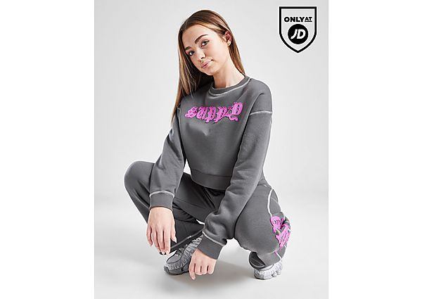 Supply & Demand Girls\' Hattan Crew Sweatshirt Junior