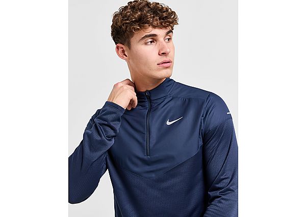 Nike Element Winter 14 Zip Top Navy