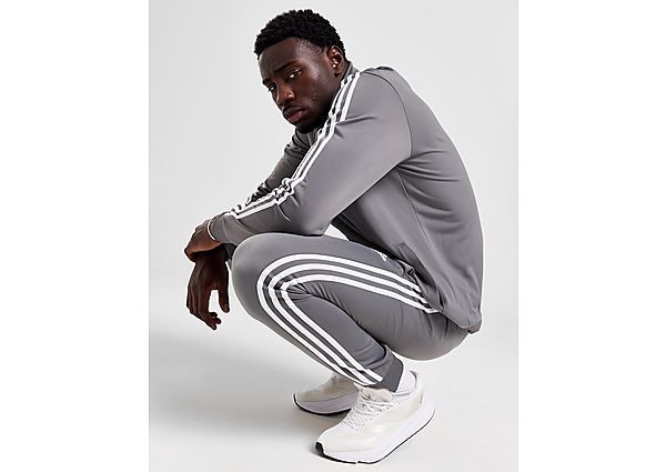 Adidas Badge Of Sport 3-Stripes Tracksuit Grey Four