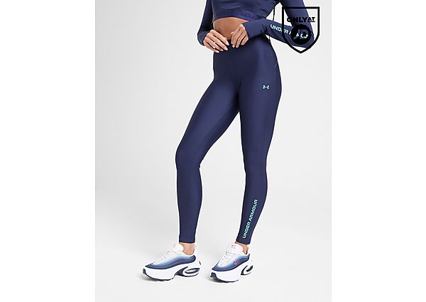 Under Armour HeatGear Wordmark Tights Blue