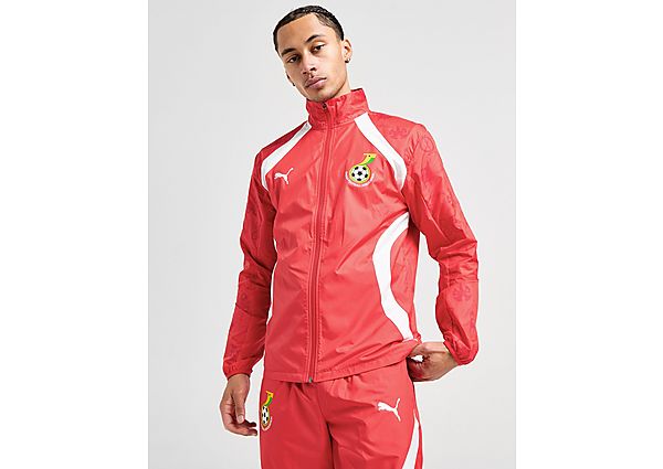 PUMA Ghana Pre Match Jacket Red