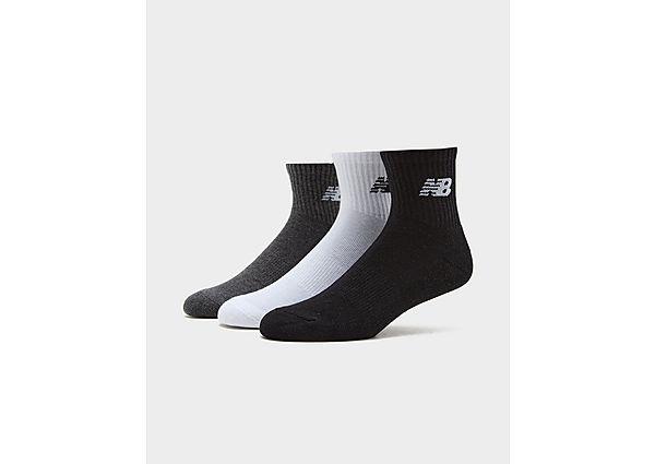 New Balance 3-Pack Everyday Quarter Socks - Multi Coloured, Multi Coloured