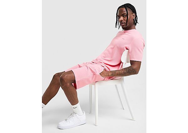 BOSS Ribbed Shorts pink