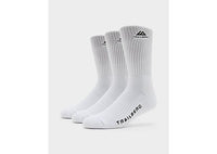 Trailberg Edgebound 3-Pack Crew Socks white