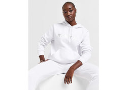 McKenzie Metallic Logo Overhead Hoodie White