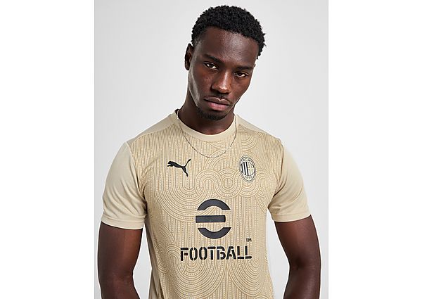 Puma Ac Milan Pre Match Shirt Brown