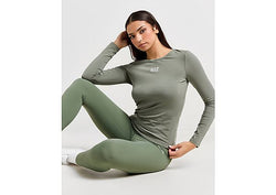 EA7 Emporio Armani Essential Logo Long Sleeve T Green