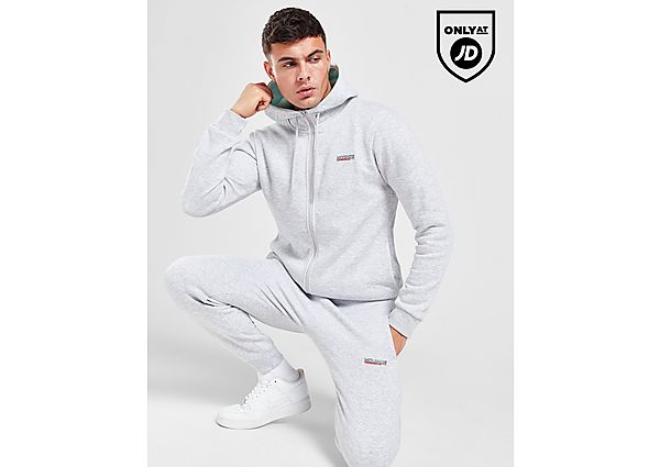 McKenzie Essential Full Zip Hooded Tracksuit Grey