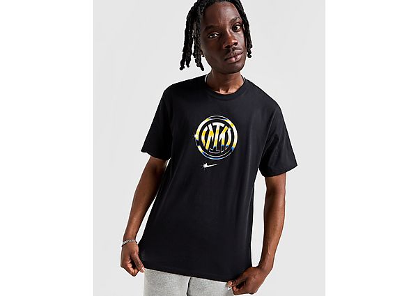 Nike Inter Milan Crest T-Shirt Black