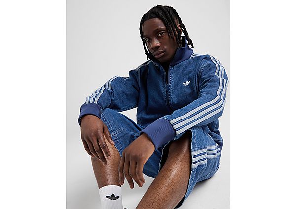 adidas Originals Adicolor Denim Firebird Track Top Blue