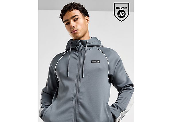 McKenzie Medley Poly Full Zip Hoodie Grey