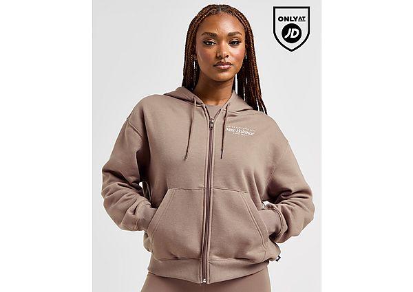 New Balance Double Script Full Zip Hoodie