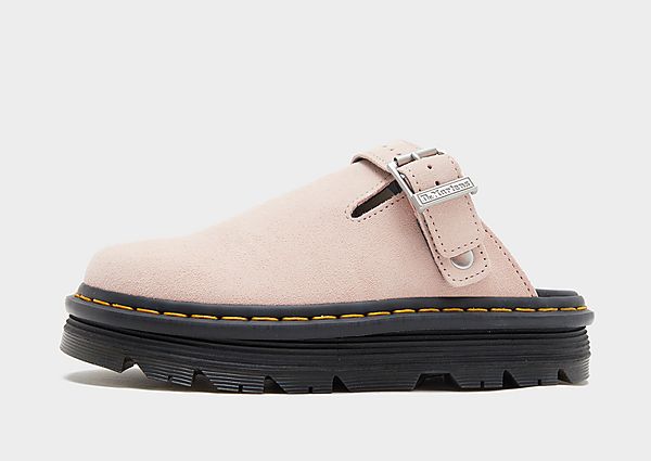 Dr. Martens ZebZag Suede Mules Pink