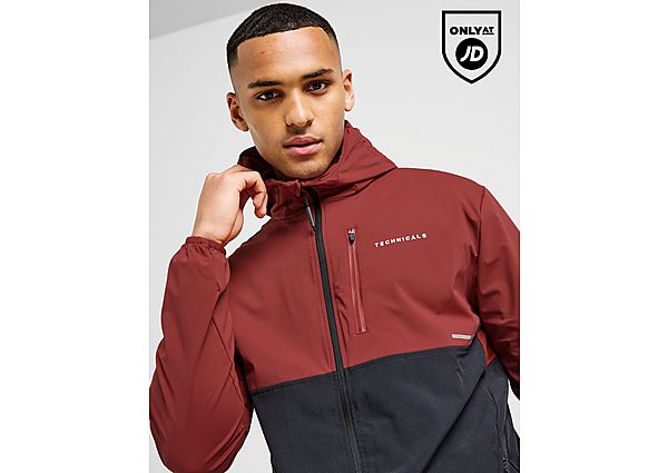 Technicals Volta Full Zip Hoodie Burgundy