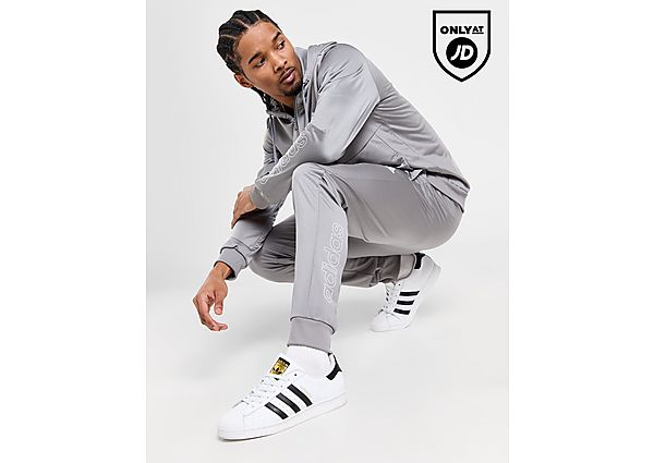 adidas Linear Poly Track Pants Grey