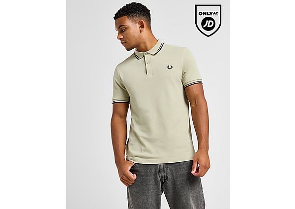 Fred Perry Twin Tipped Polo Shirt Brown