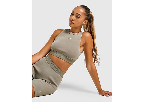 adidas Originals Essentials Washed Rib Crop Top