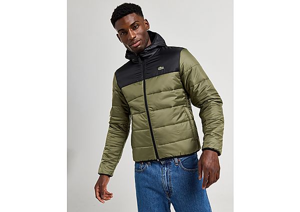 Lacoste Core Colour Block Puffer Jacket Green