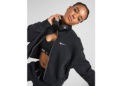 Nike Phoenix Full Zip Tack Top Black