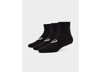 ASICS 3-Pack Quarter Socks black