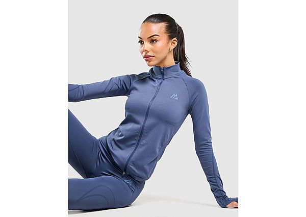 MONTIREX Evolve Seamless Full Zip Top blue