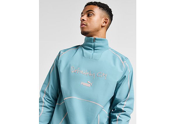 PUMA Manchester City FC Drill Top Blue