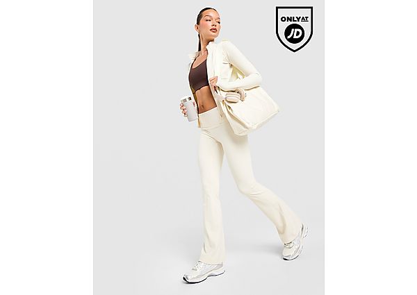 DAILYSZN Foldover Flare Leggings