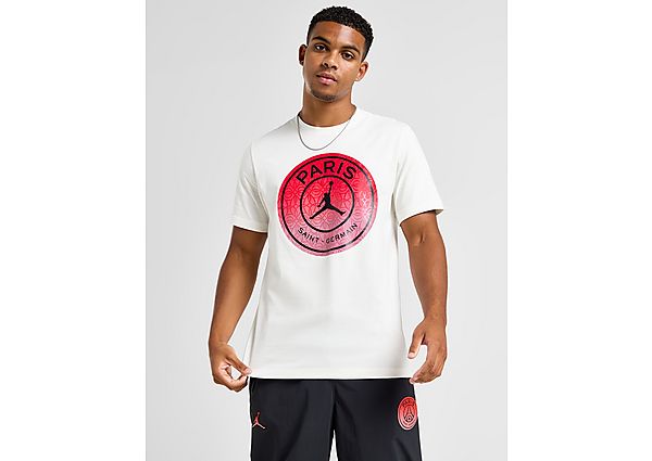 Jordan Paris Saint Germain Short Sleeve Logo T-Shirt Sail - , Sail Sail