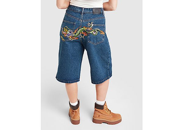 Ed Hardy Crawling Dragon Jorts
