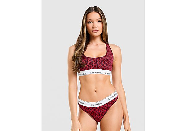 Calvin Klein Underwear Modern Cotton All Over Print Thong