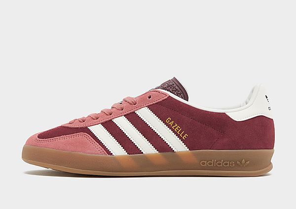 adidas Originals Gazelle Indoor Maroon / Cloud White / Preloved Crimson