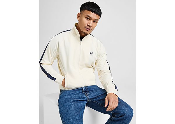 Fred Perry Tape Track Top Ecru