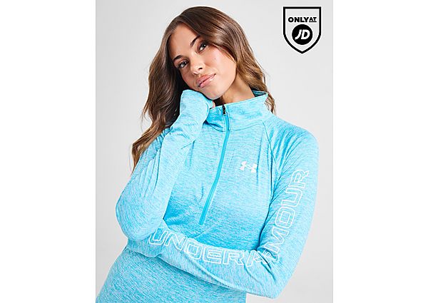 Under Armour Tech Twist Zip Top Blue