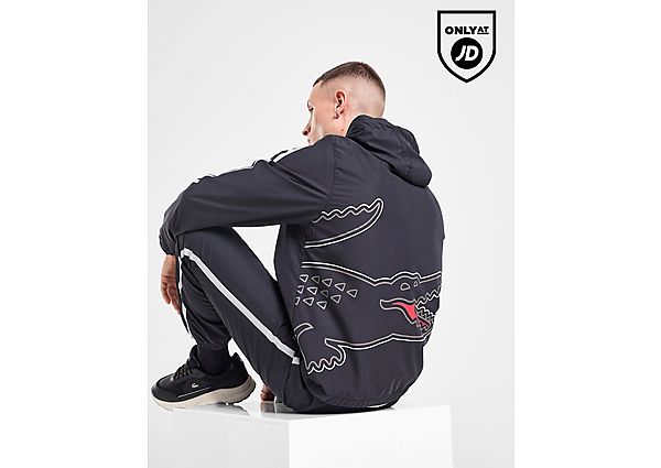Lacoste Crocodile Woven Hooded Tracksuit