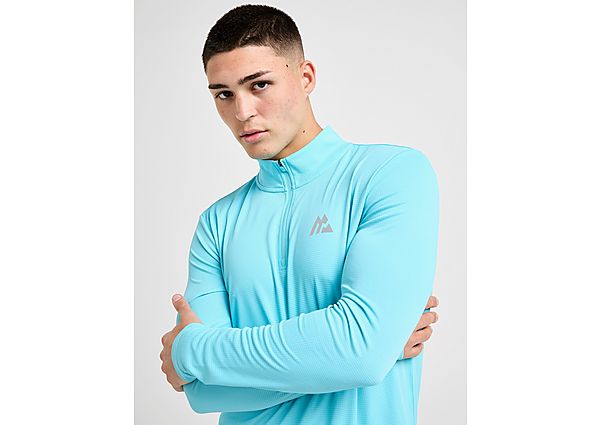MONTIREX Peak Gridded 1/4 Zip Top
