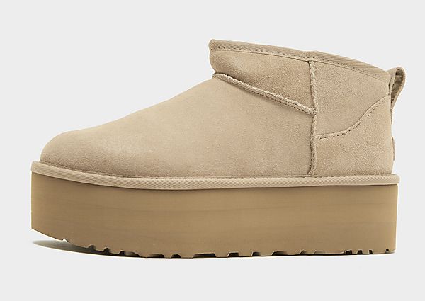 UGG Classic Ultra Mini Platform Boots Beige