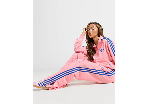 adidas Originals Oversized Firebird Track Pants Semi Pink