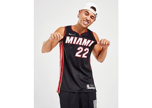 Nike NBA Miami Heat Butler #22 Swingman Jersey Black