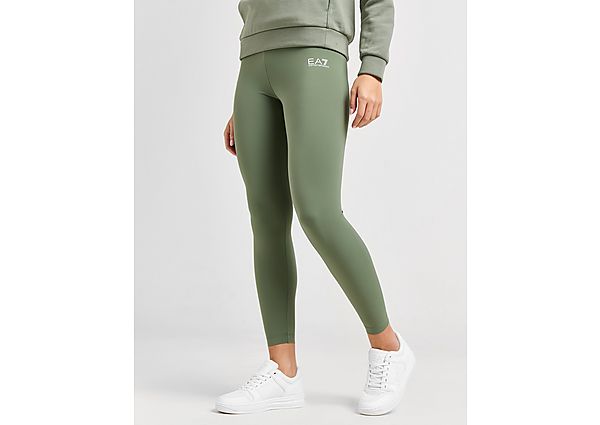 Ea7 Emporio Armani High Waist Poly Leggings Green