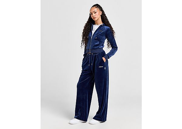 Hoodrich Figure Velour Wide Pants Navy