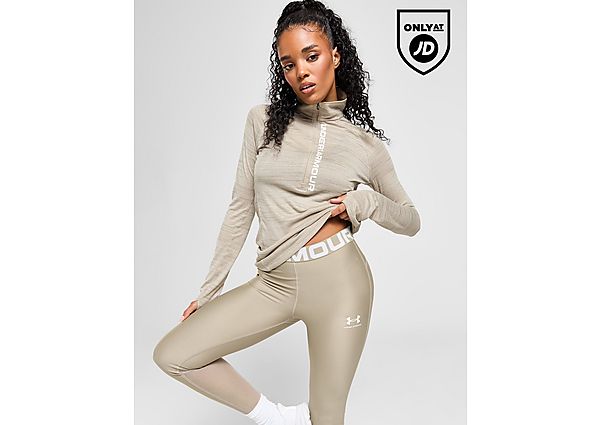 Under Armour Ua Tech Tiger 1/2 Zip Top Beige