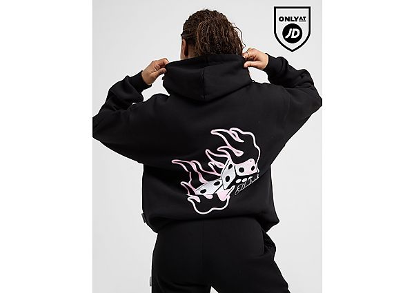 Hoodrich Dice Boyfriend Hoodie Black